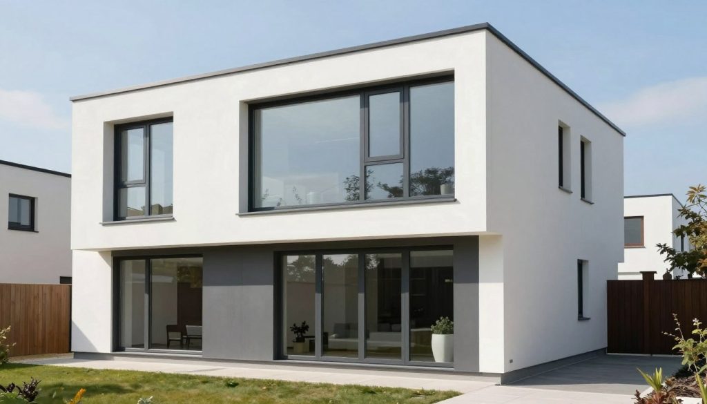 moderne aluminium ramen in woning limburg
