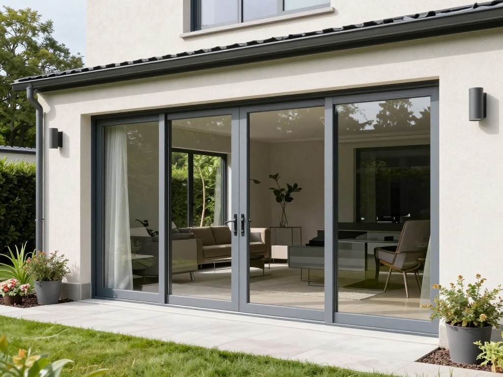 schuiframen aluminium terras