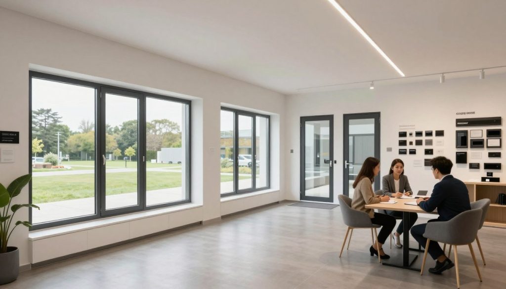 showroom interieur ramen deuren genk